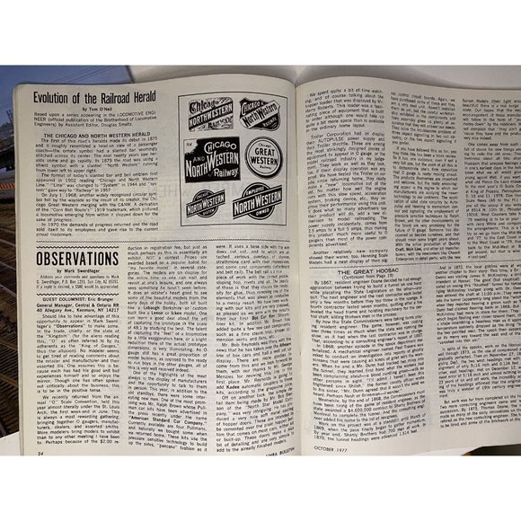 Lot 2 Vtg Railroad Magazines 1977 October NMRA BULLETIN 1990 Shoreliner - Picture 4 of 10